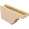 Ekena Millwork 4in. W x 8in. H x 16in. L Moab Woodgrain TimberThane Rafter Tail, Primed Tan RFTUR04X08X16MOARCPR - alternate 2